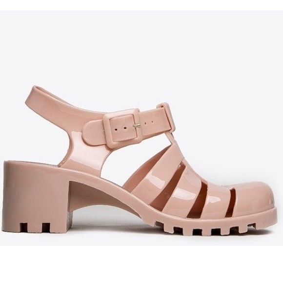 NEW Pink/Nude Jelly Shoes - Picture 2 of 6